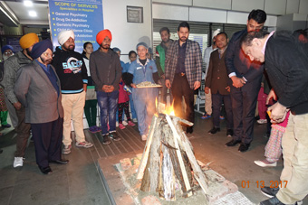 Lohri event gallery of Dr Sarbjit's Neuro Psychiatric Hospital and anr Centre for Opiate De Addiction Jalandhar