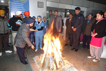 Lohri event gallery of Dr Sarbjit's Neuro Psychiatric Hospital and anr Centre for Opiate De Addiction Jalandhar